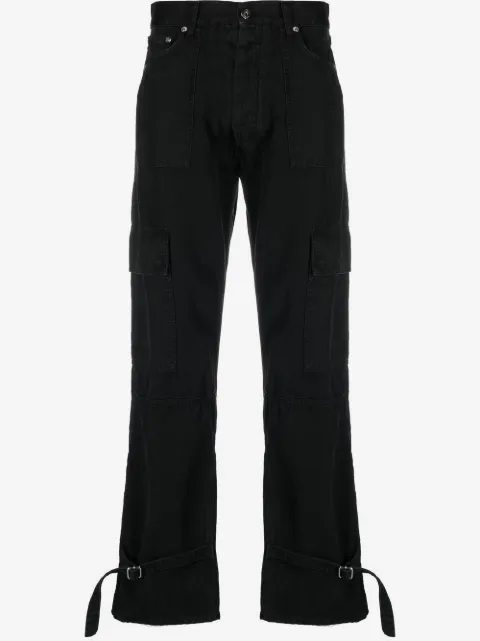 Off-White buckle-detail cargo trousers 