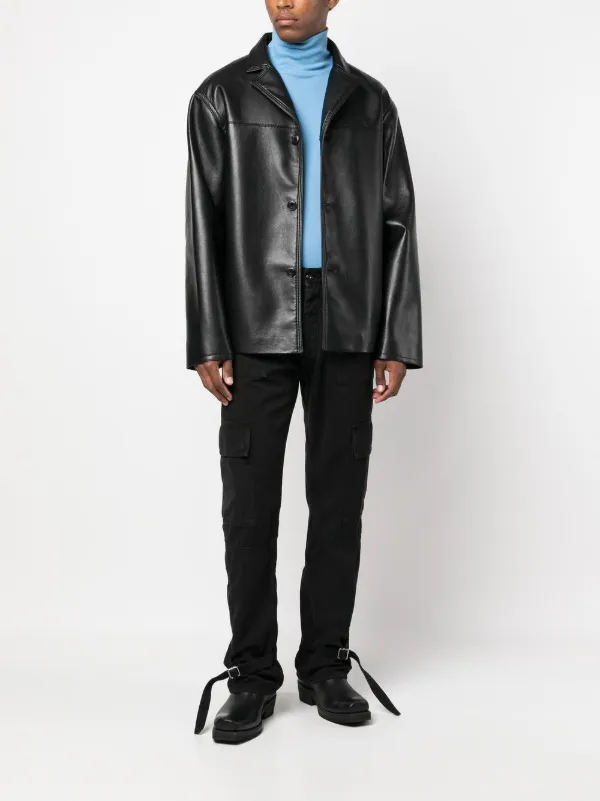 【Off-White】 トイボックス サテン カーゴパンツ ブラック Off-White Wo Gab Toybox カーゴパンツ | ブラック | FARFETCH JP