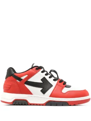 Off-White Vulcanized Low Top Trainers Black & Orange