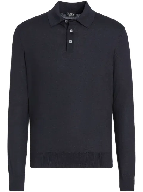 Zegna playera tipo polo con botones