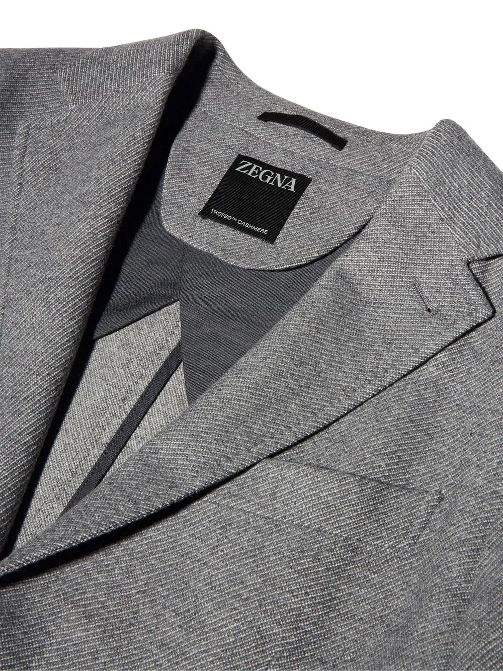 Zegna Blazer van wolmix Grijs
