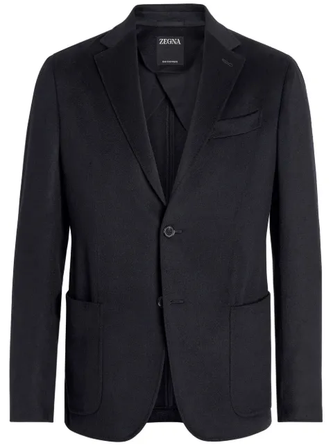 Zegna Oasi single-breasted cashmere blazer