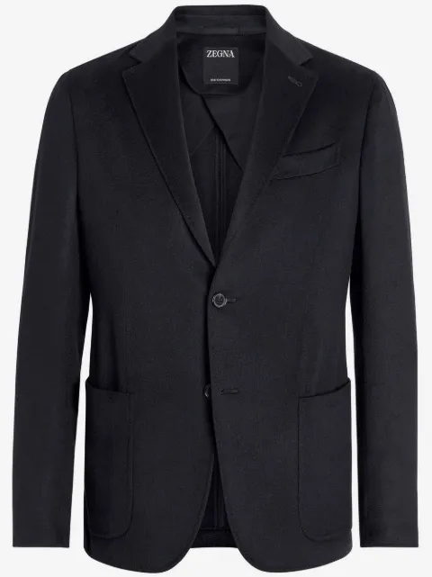 Zegna Oasi single-breasted cashmere blazer