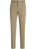 Zegna tailored cotton trousers - Brown
