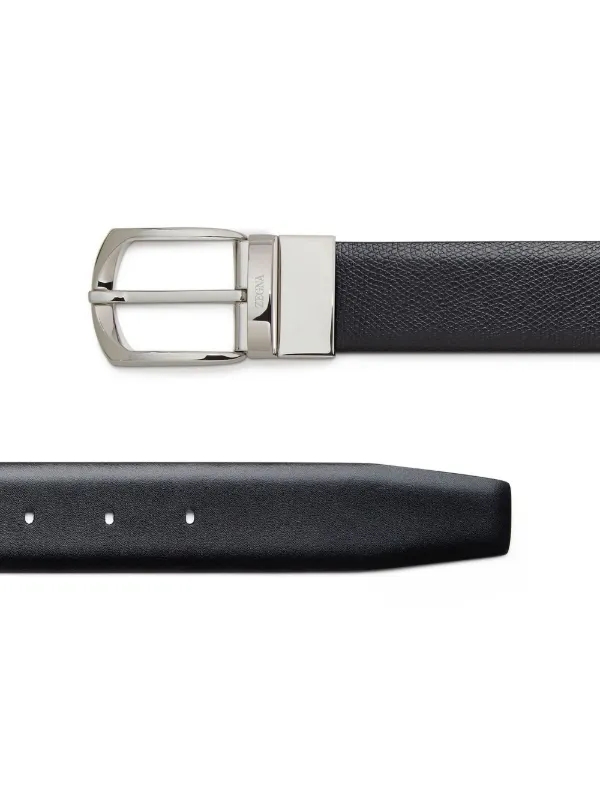 Zegna リバーシブルベルト | ブラック | FARFETCH JP