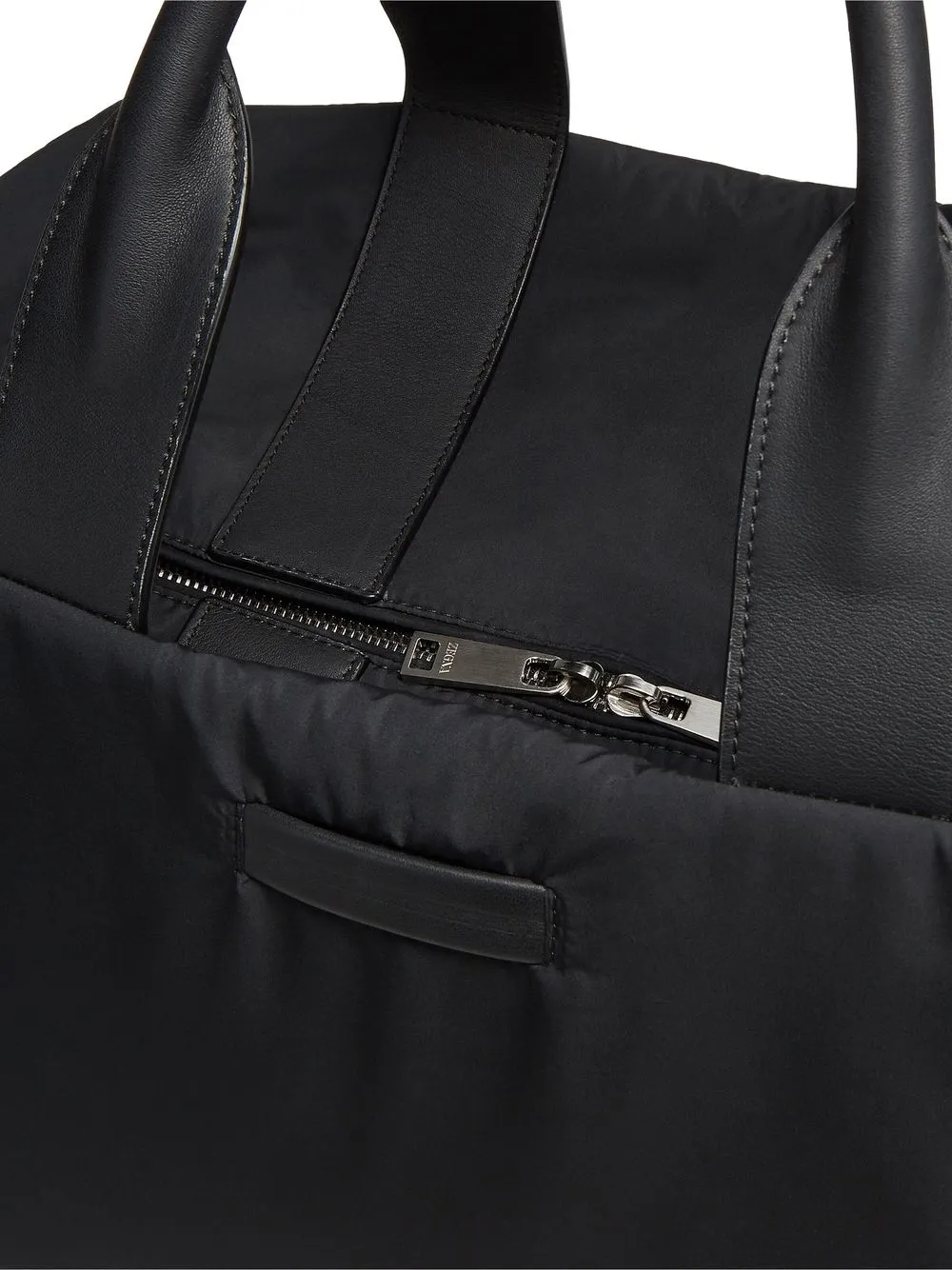 Shop Zegna Technical Holdall Bag In Schwarz