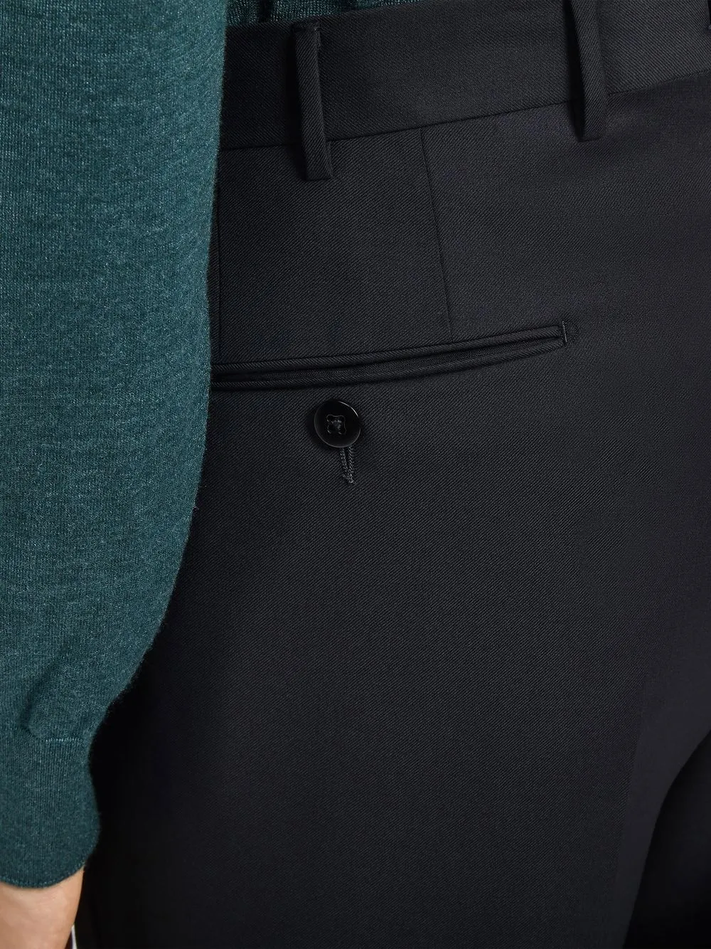 Zegna テーラードパンツ | ブラック | FARFETCH JP