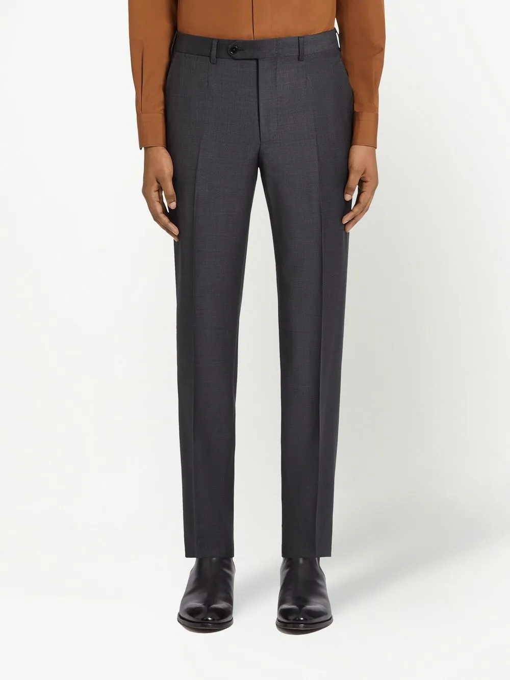 Zegna Men's Trofeo Milano Two-piece Wool Suit In Grey