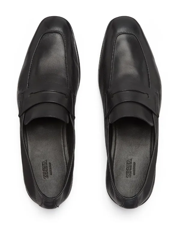 Zegna L'Asola レザーローファー | ブラック | FARFETCH JP Zegna L'Asola レザーローファー | ブラック | FARFETCH JP