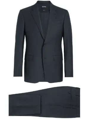 Zegna カシミアスーツ | ブルー | FARFETCH JP