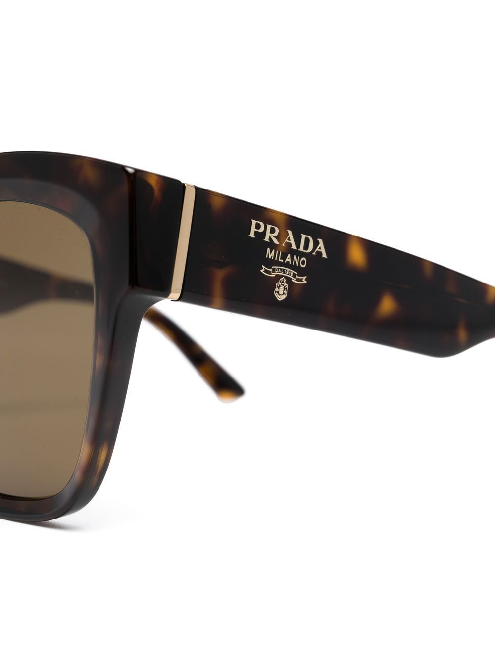 Prada Eyewear Tortoiseshell Effect Butterfly Frame Sunglasses Farfetch 2244