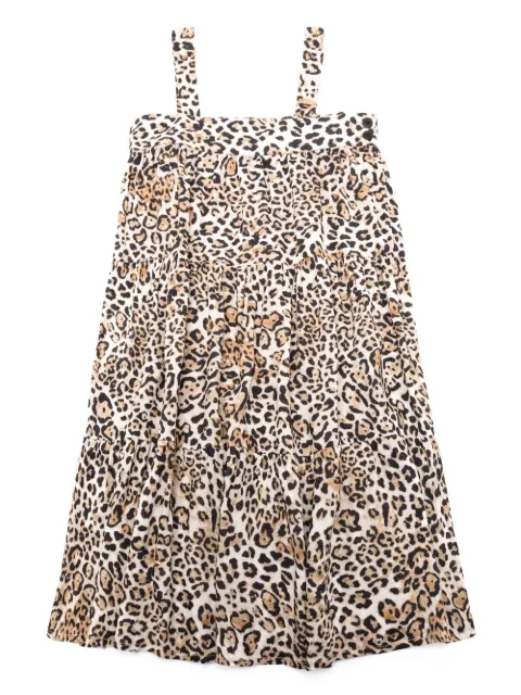 Adriana Degreas leopard-print midi dress