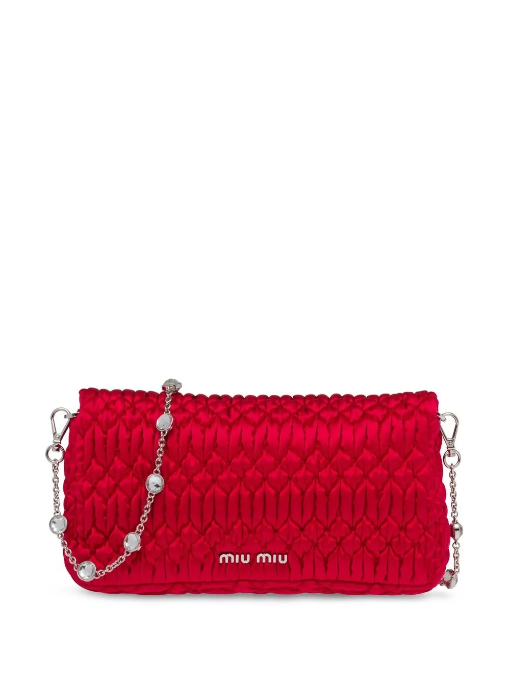 Miu Miu Quilted Shoulder Bag Farfetch