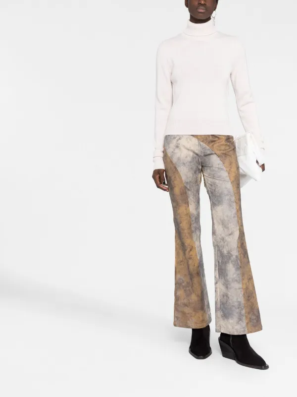 MM6 Maison Margiela open-back roll-neck Top | Neutrals