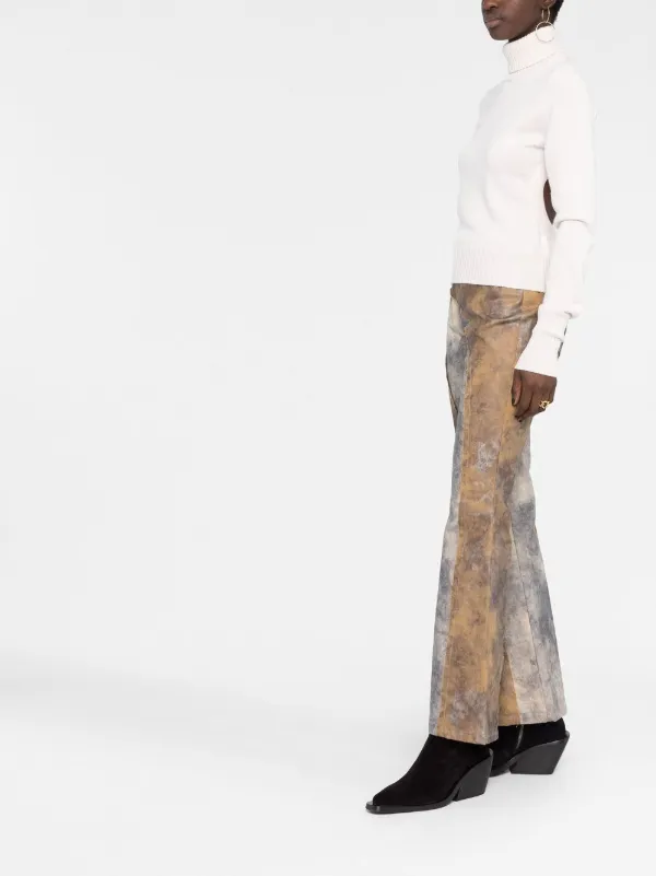 MM6 Maison Margiela open-back roll-neck Top | Neutrals