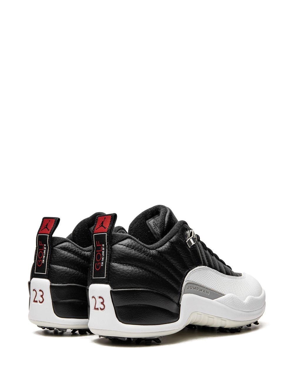 Shop Jordan Air  12 Low "playoffs" Golf Shoes In Black