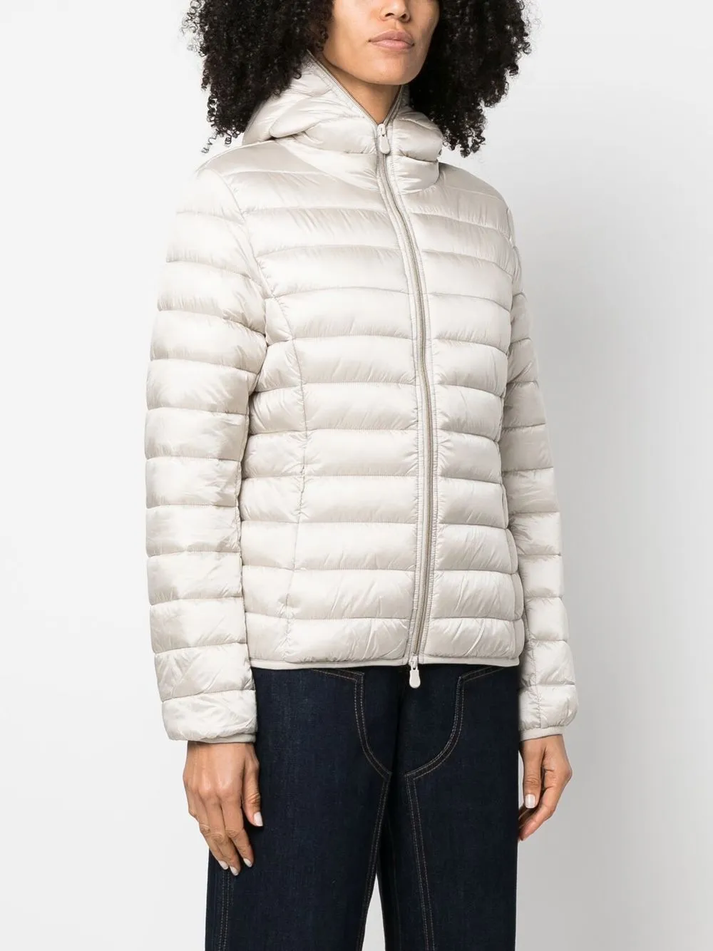 Save The Duck Iris Lightweight Puffer Jacket In Neutrals