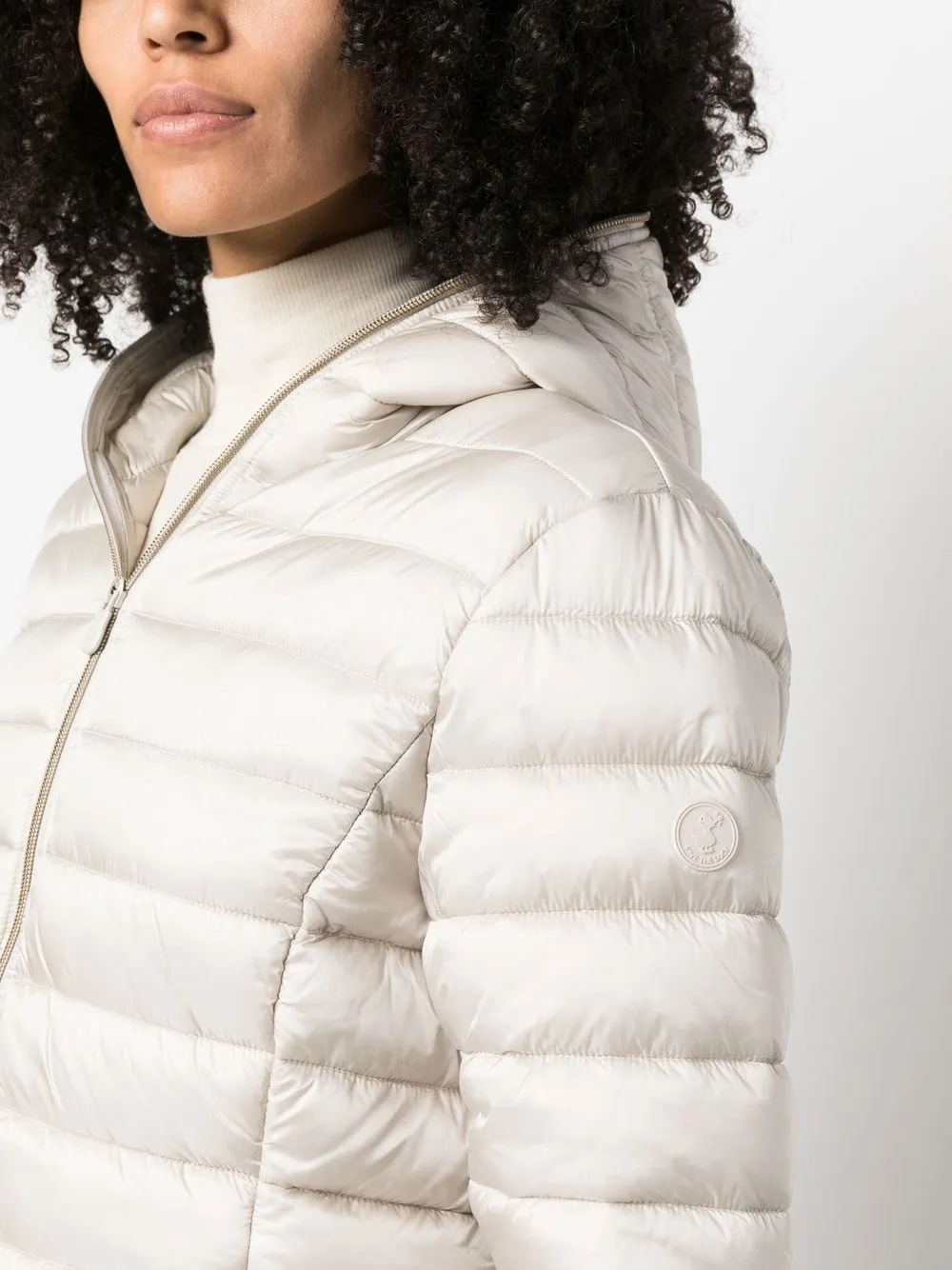 Save The Duck Iris Lightweight Puffer Jacket In Neutrals