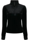 SPANX velvet half-zip sweatshirt - Black