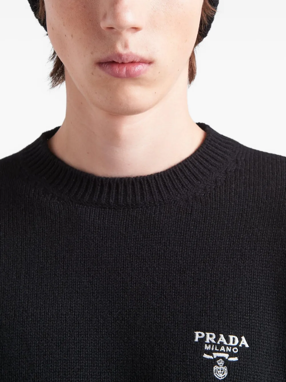 Prada Cashmere Sweater | Black | FARFETCH