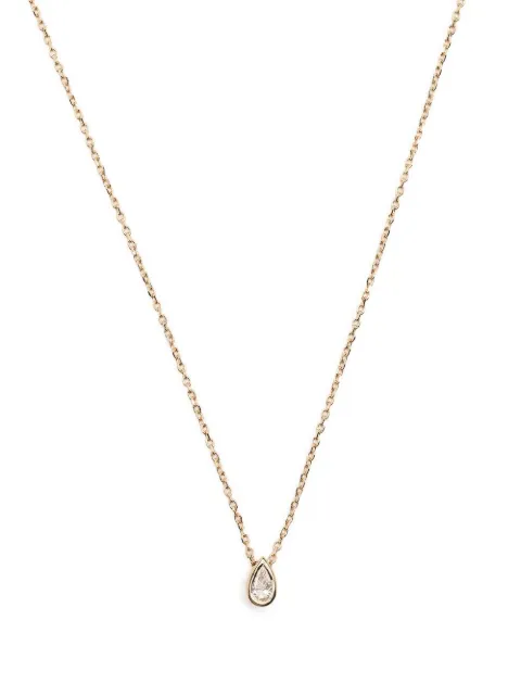 Mateo collar en oro amarillo de 14kt con diamantes y dije