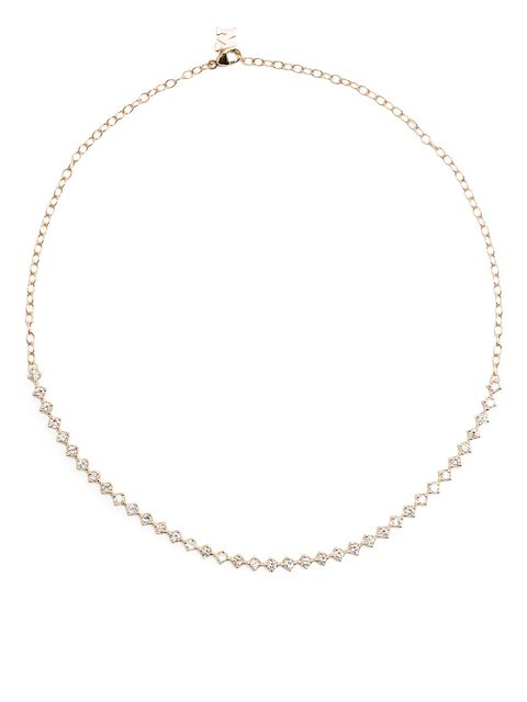 Mateo 14kt Gelbgold-Choker mit Diamanten
