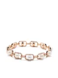 SHAY 18kt rose gold diamond and pearl bracelet