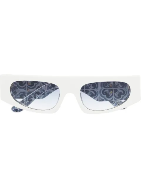 Dolce & Gabbana Eyewear logo-plaque square-frame sunglasses