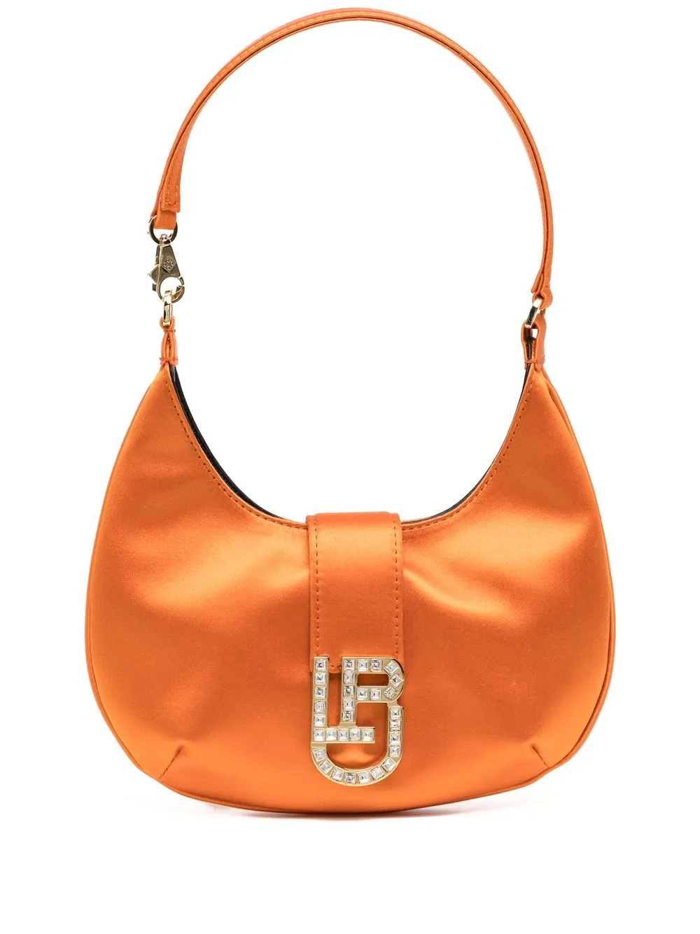 

Les Petits Joueurs Cindy crystal-logo shoulder bag - Orange