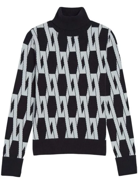 Apparis patterned roll neck jumper
