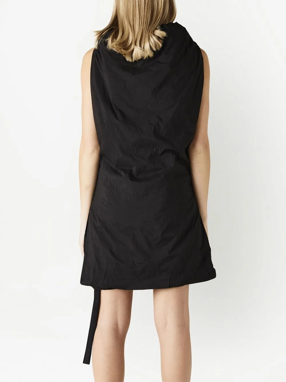 gathered-detail mini dress