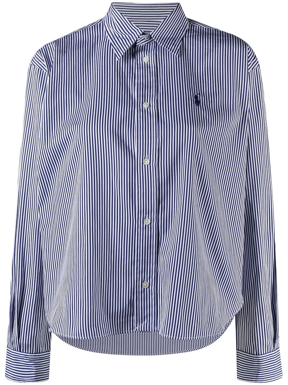 Polo Ralph Lauren Striped Cotton Button-up Shirt In White