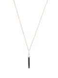 Mateo Onyx Bar pendant necklace - Green