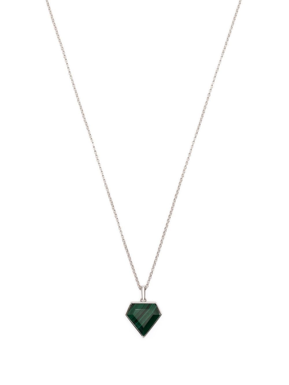 Shop Mateo Heart Pendant Necklace In Green