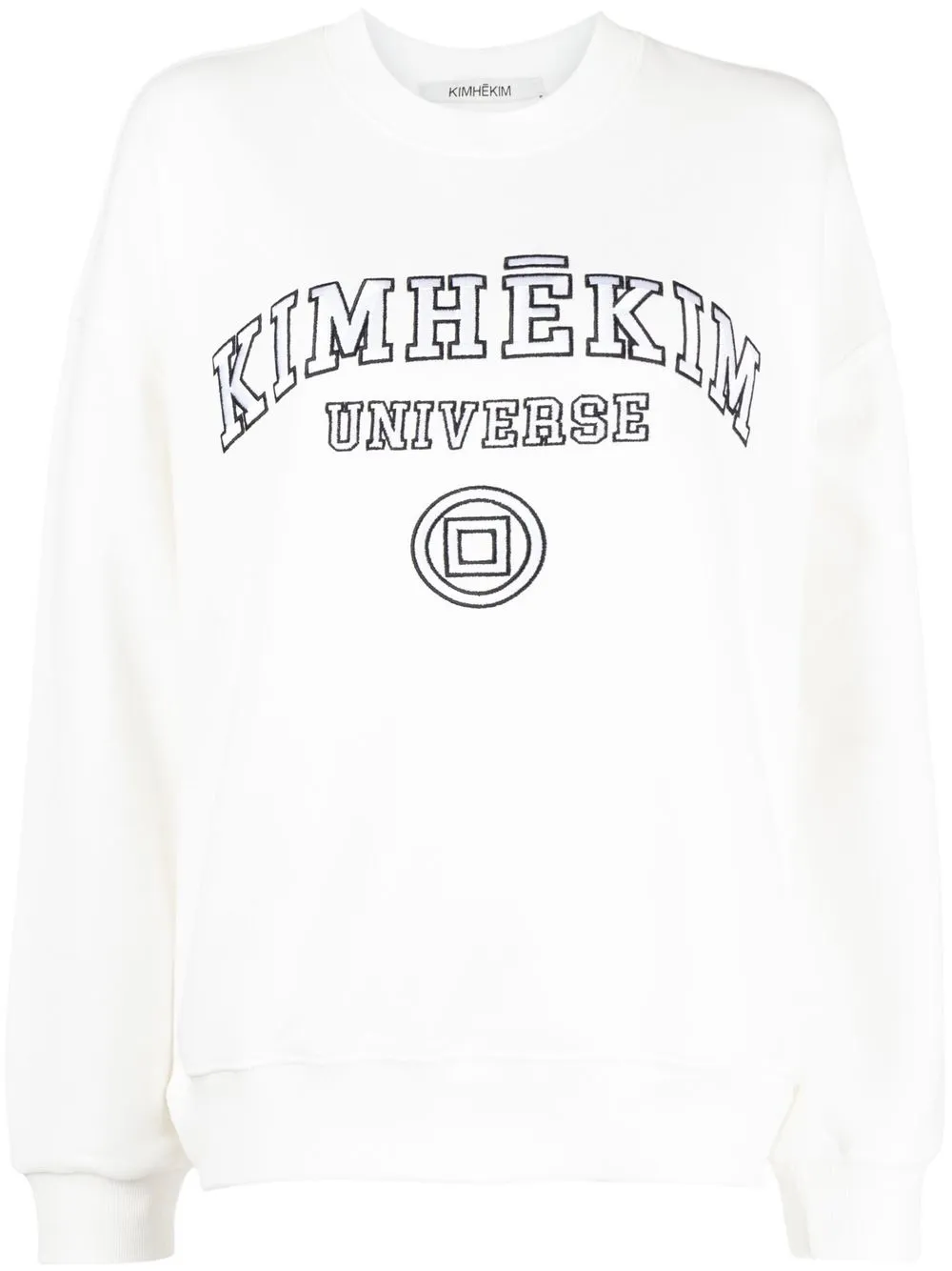 

Kimhekim sudadera con logo bordado - Blanco