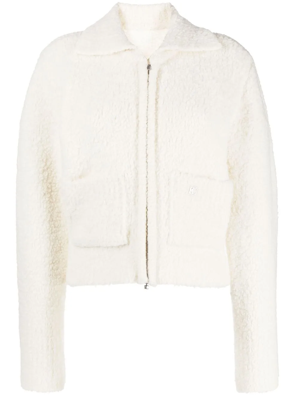 

Low Classic zipped-up shirt jacket - White