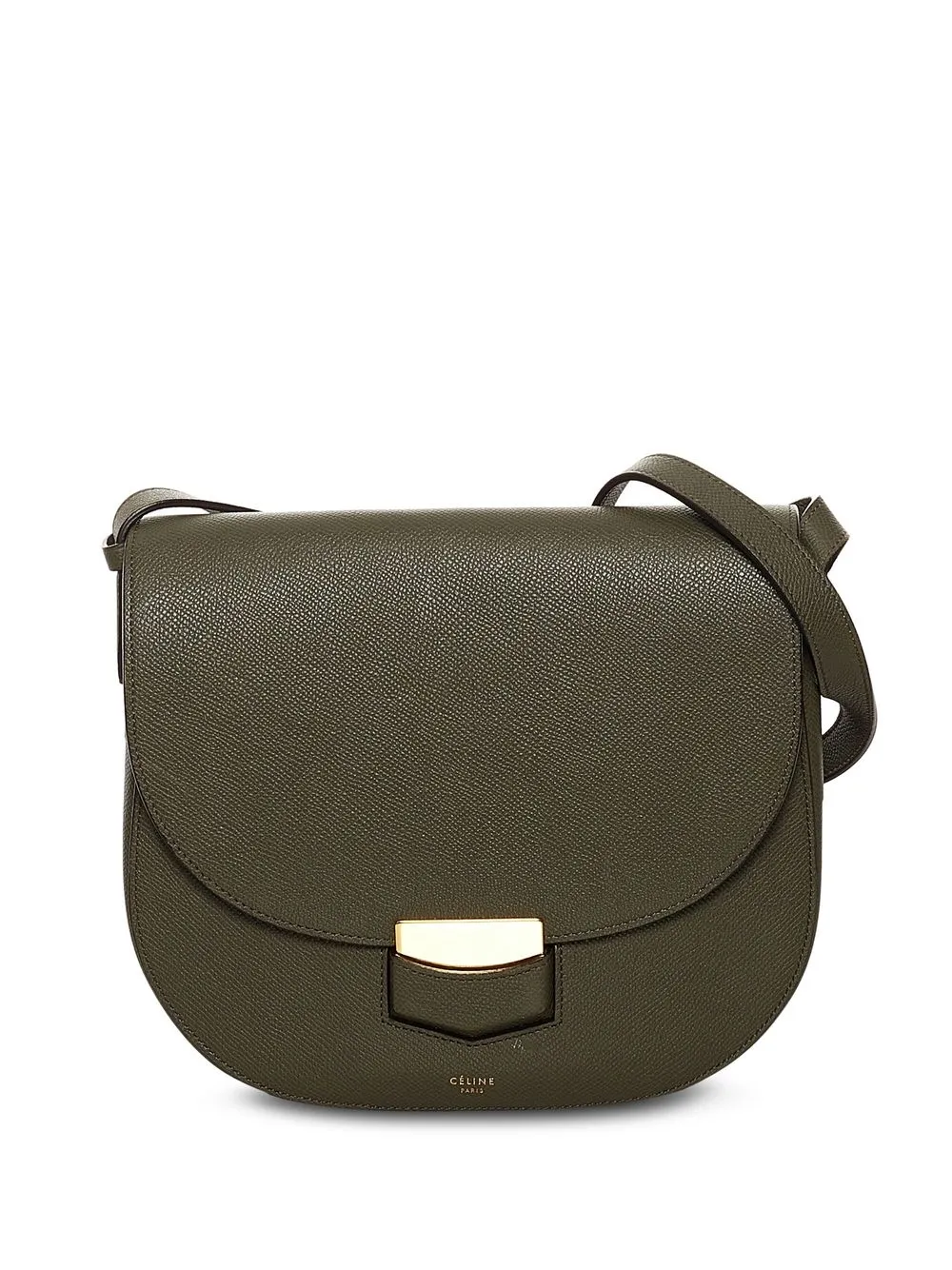 

Céline Pre-Owned 2017 small Trotteur crossbody bag - Green