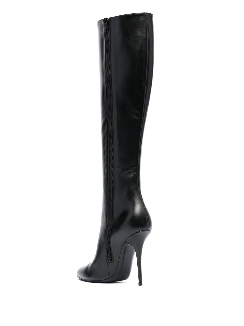 Shop Saint Laurent Knee-high 110mm Boots In Black