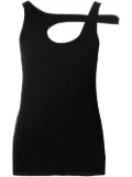 Bassike cut-out detail tank top - Black