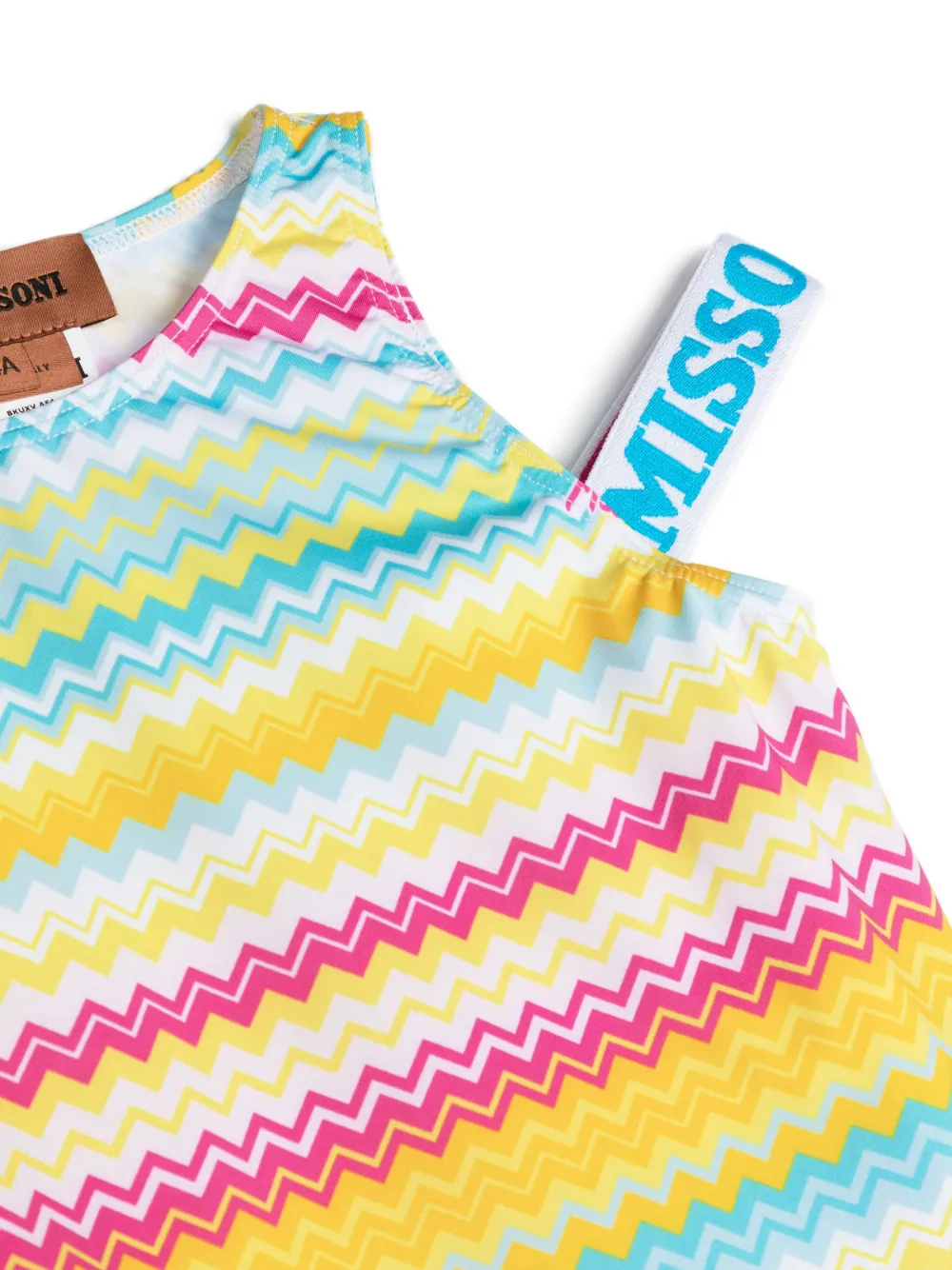 Missoni Kids Jurk met bloemenprint - Wit