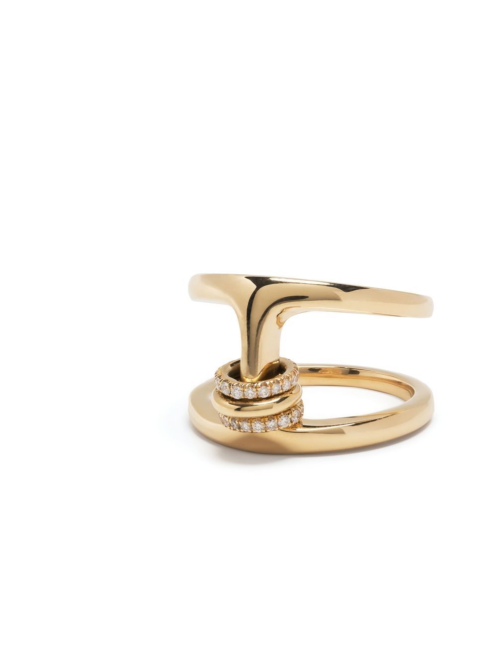 Spinelli Kilcollin x Hoorsenbuhs 18K Yellow Gold Phantom Diamond Ring |  Gold | FARFETCH