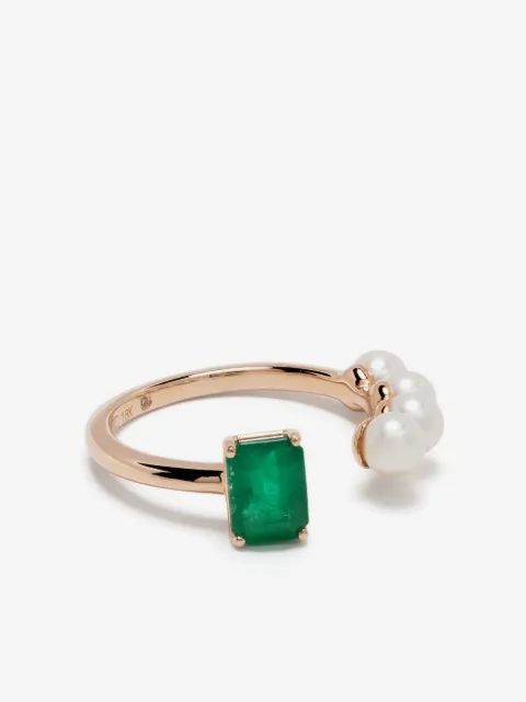 SHAY 18K rose gold multi-stone ring