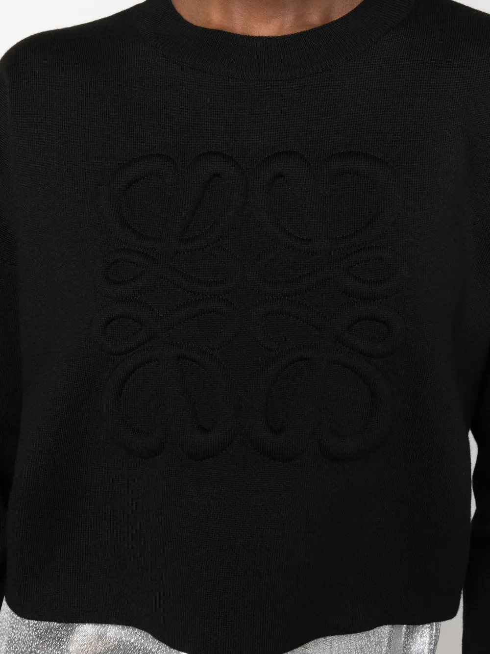 LOEWE Cropped trui Zwart