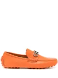 Ferragamo Grazioso leather monk shoes - Orange