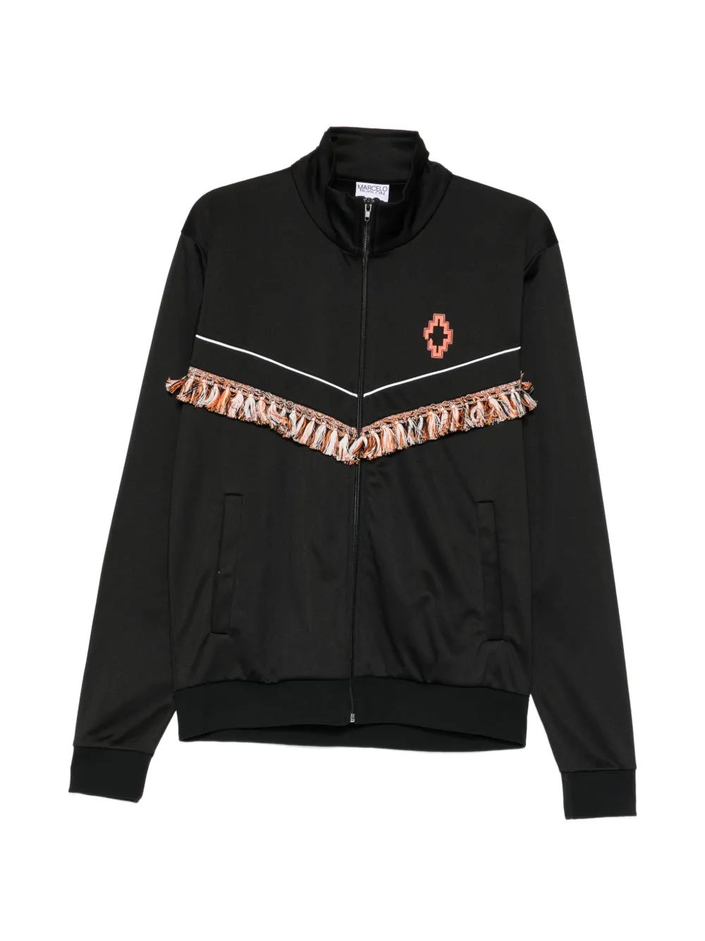 COUNTY OF MILAN Jacke mit Fransen - Schwarz