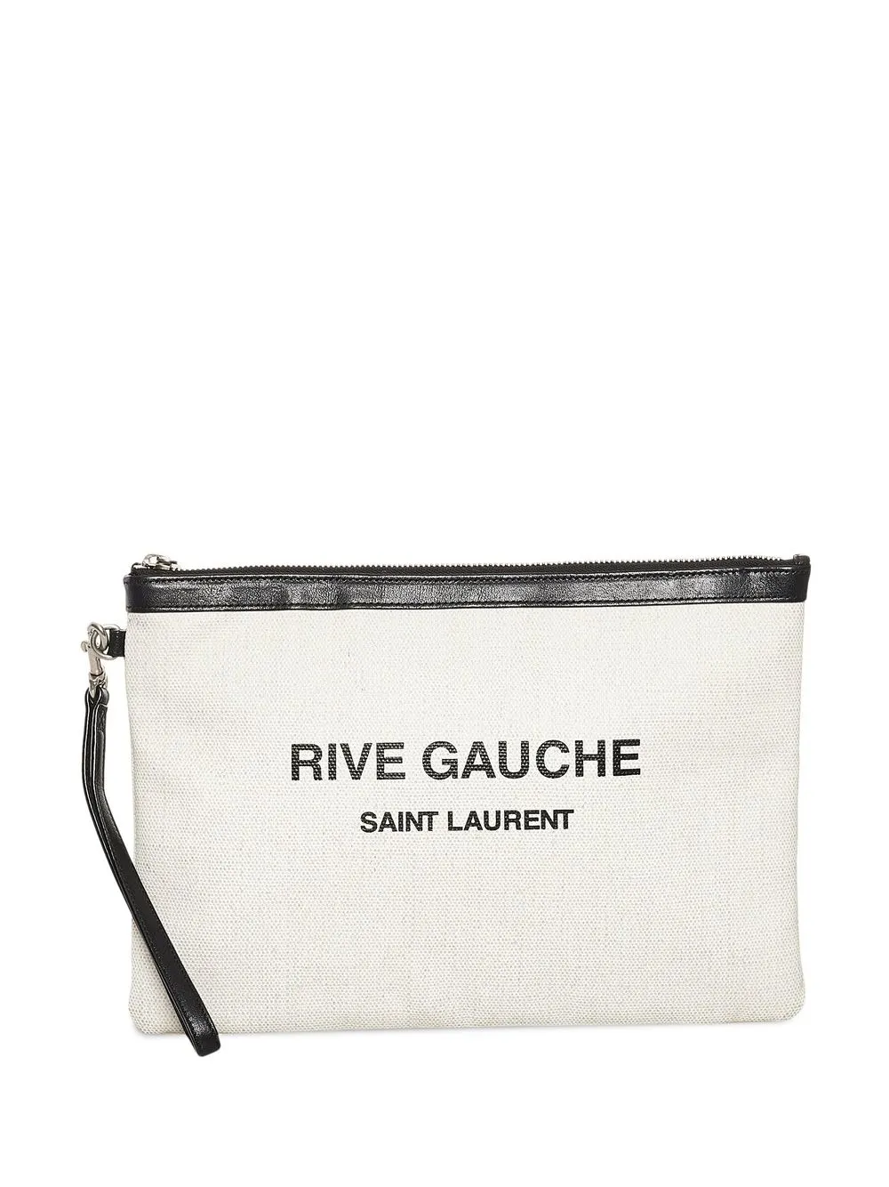 

Saint Laurent Rive Gauche clutch - White