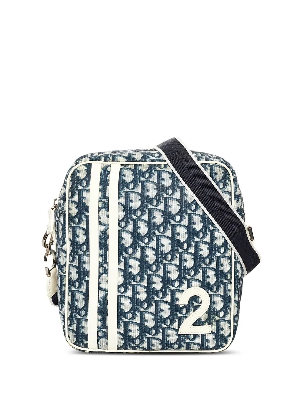 

Christian Dior 2002 pre-owned Trotter crossbody bag - Blue