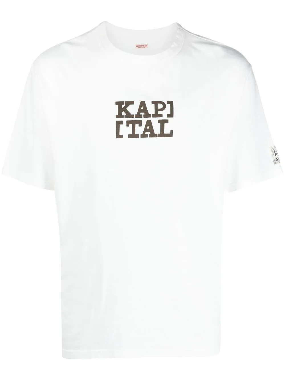 

Kapital logo-print short-sleeved T-shirt - White