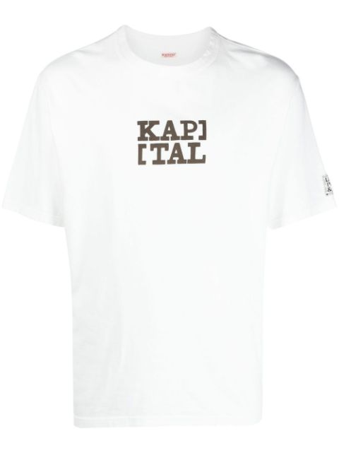 Kapital logo-print short-sleeved T-shirt