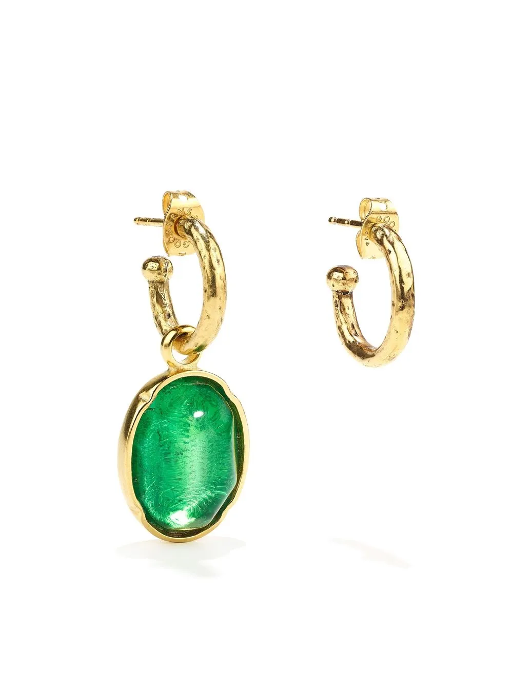 

Goossens Talisman cabochon earring - Green